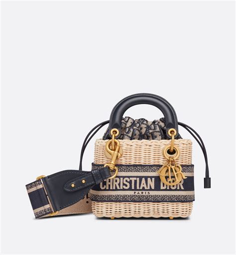 lady dior oblique bag|lady dior wicker bag.